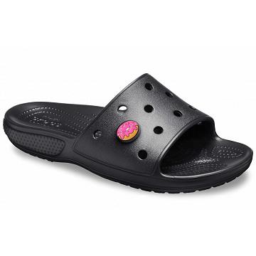 Chanclas Crocs Classic Hombre Negros | Mexico 1285AHKP